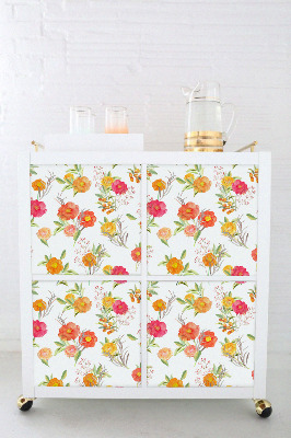 Ikea kallax stickers Charmante wilde bloemen