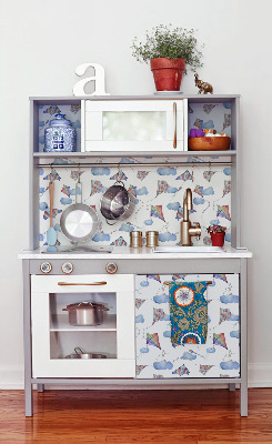 Ikea duktig stickers Vliegers in de bewolkte lucht