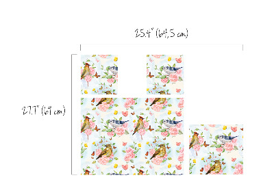 Ikea duktig stickers Vogels en bloemen