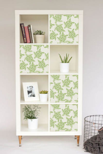 Ikea kallax stickers Schildpadden