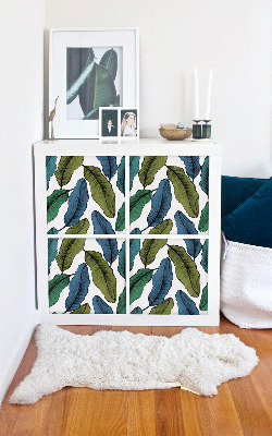 Ikea kallax stickers Bananenbladeren
