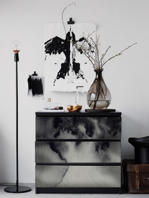 Ikea malm stickers Vintage kunst