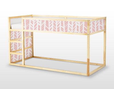 Ikea kura stickers Visgraatpatroon