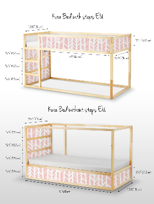 Ikea kura stickers Visgraatpatroon