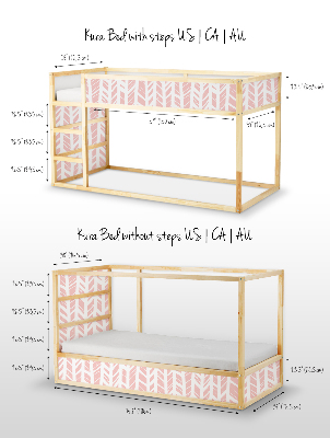 Ikea kura stickers Visgraatpatroon