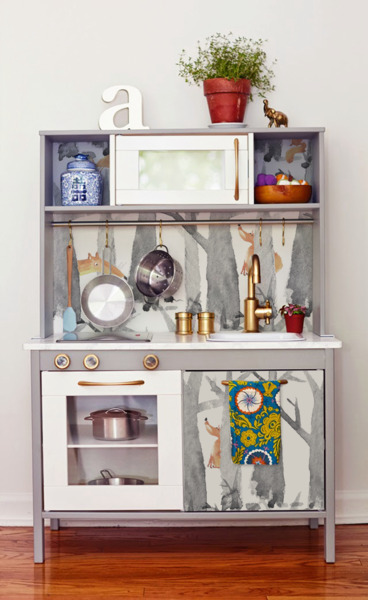 Ikea duktig stickers Aquarel Vos