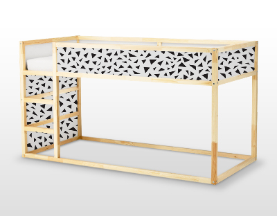 Ikea kura stickers Drietallen