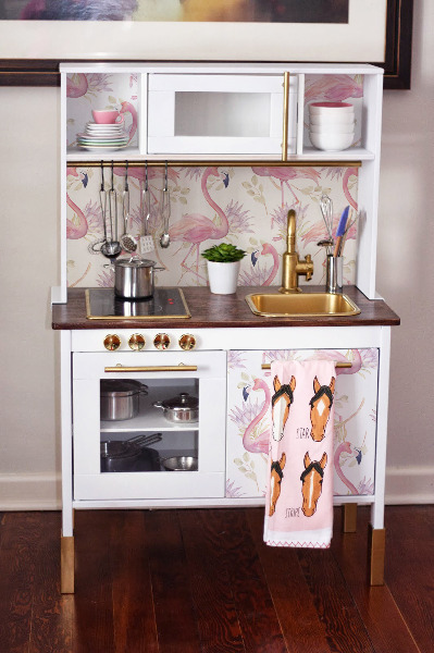 Ikea duktig stickers Flamingo