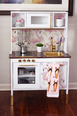 Ikea duktig stickers Flamingo