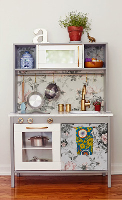 Ikea duktig stickers Vintage rozen