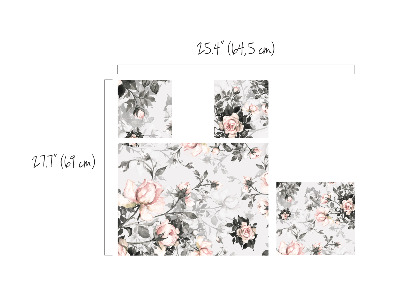 Ikea duktig stickers Vintage rozen