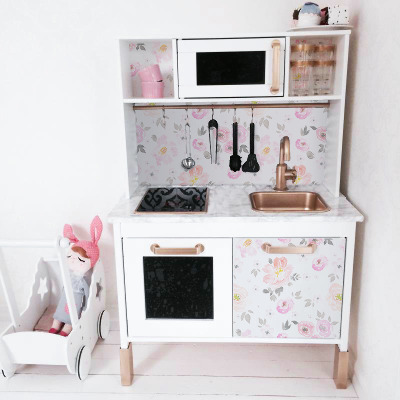 Ikea duktig stickers Bloemen vintage stijl