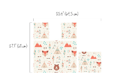 Ikea duktig stickers Geometrische dieren