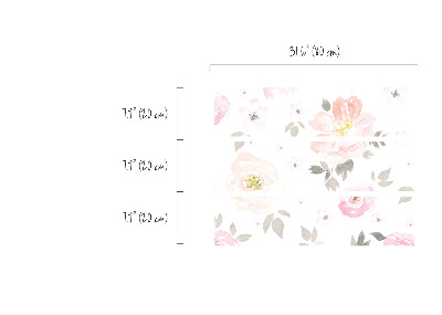 Ikea malm stickers Vintage verwelkende bloemen