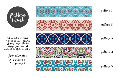 Zelfklevende trapfolie Prachtige oosterse mandala's