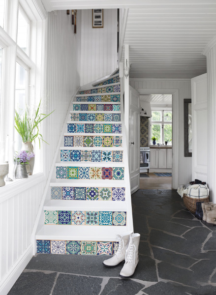 Trap stickers Kleurrijke mandala's