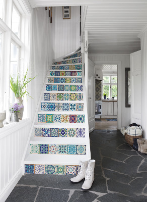 Trap stickers Kleurrijke mandala's