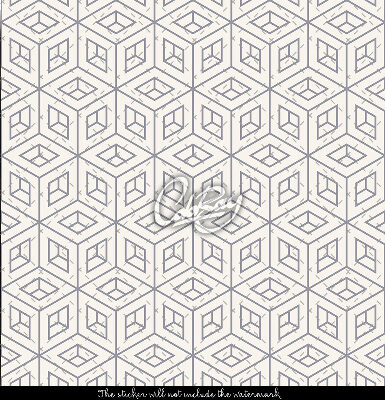 Zelfklevende trapfolie Ruimtelijke vierkanten