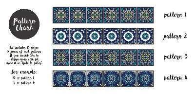 Trap stickers Marokkaanse mandala's