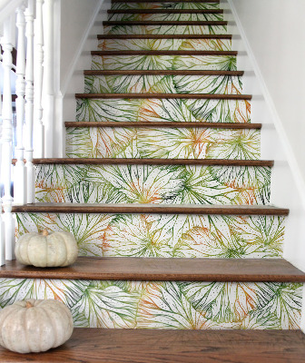 Plakfolie trap Lentebladeren