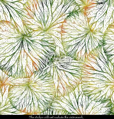 Plakfolie trap Lentebladeren