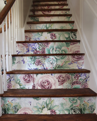 Plakfolie trap Rozentuin