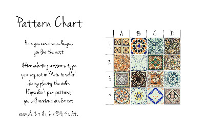 Plakfolie tegels BRUIN LISSABON