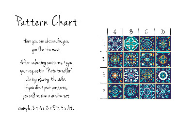 Plakfolie tegels MARINEBLAUW AZULEJO