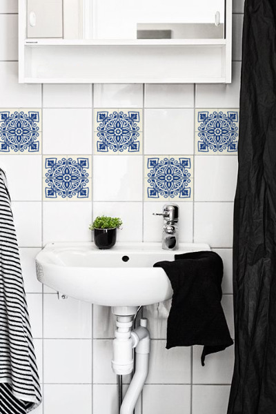 Tegelstickers BLAUW AZULEJO