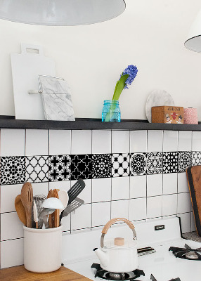 Tegelstickers Zwart en wit