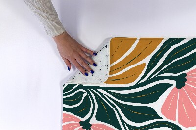 Badkamer mat Geometrische bloemen