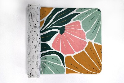 Badkamer mat Geometrische bloemen