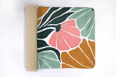 Badkamer mat Geometrische bloemen