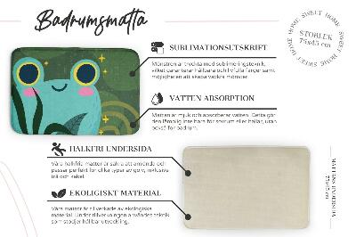 Badmat Monstera-bladeren