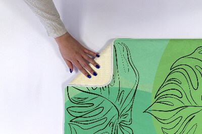 Badmat Monstera-bladeren