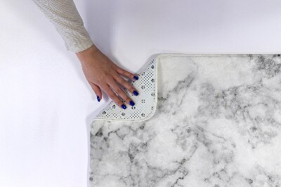 Badkamer mat Wit marmer
