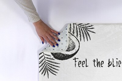 Luxe badmat Kokospalmen