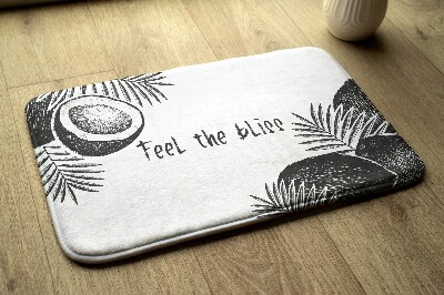 Luxe badmat Kokospalmen