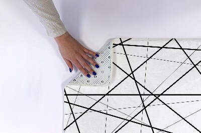 Badmat Geometrische lijnen