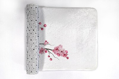 Badkamer mat Japanse kersenbloesems