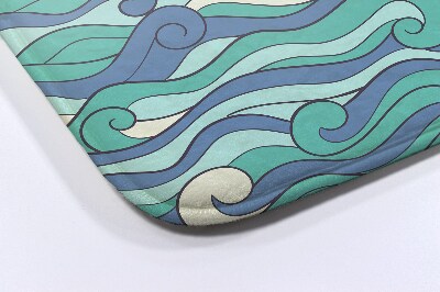 Badkamer mat Zee golven