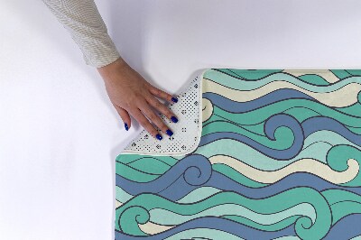 Badkamer mat Zee golven