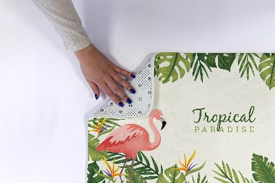 Badkamer mat Vogels Flamingo's