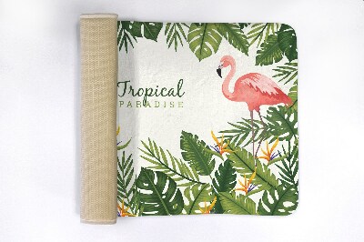 Badkamer mat Vogels Flamingo's