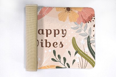 Luxe badmat Bloemenpatroon