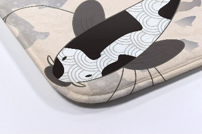 Badkamer mat Koikarpers