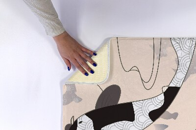 Badkamer mat Koikarpers