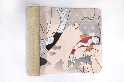 Badkamer mat Koikarpers