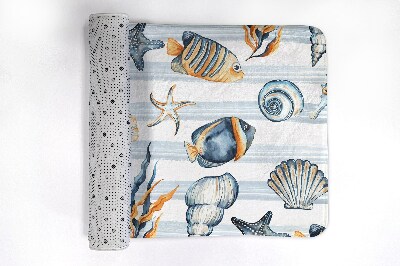 Badkamer mat Zeedieren