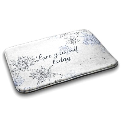 Luxe badmat Bloemen Minimalistisch